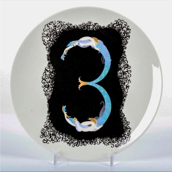 Rare Original 1986 Erte Number Plate In Box - Picture 4 of 4